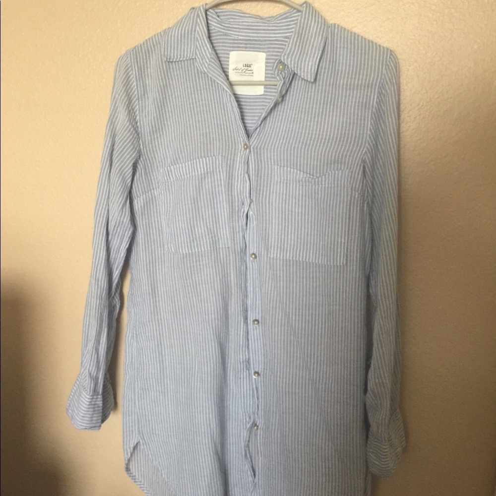 H&M boyfriend fit button up